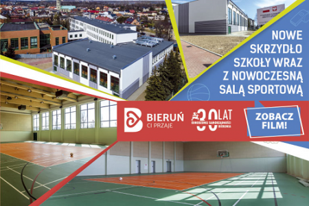 Media o otwarciu nowej sali sportowej w Bieruniu!
